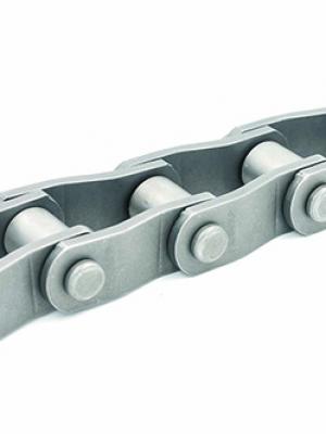 Heavy duty cranked-link transmission chain